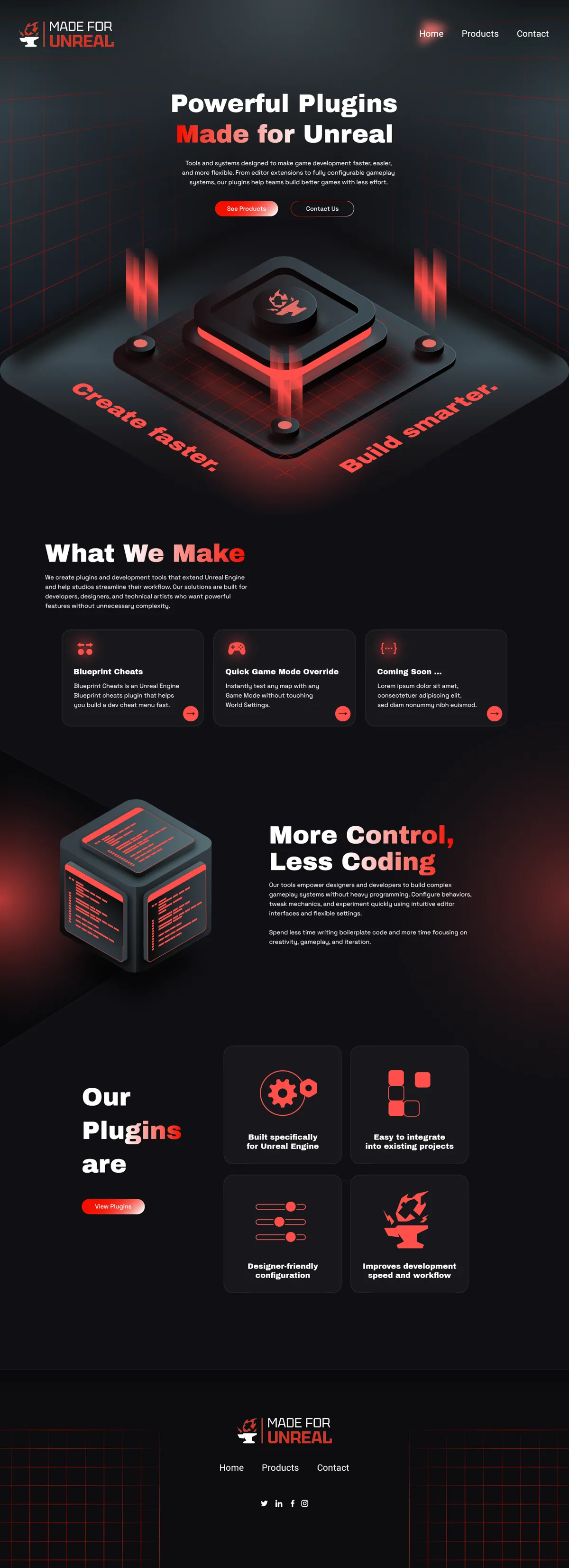 Case study interface design preview for Dark Tech Website Design — Sleek, dark-themed website design for a technology company with modern UI patterns.